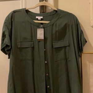 J.Jill short sleeve blouse